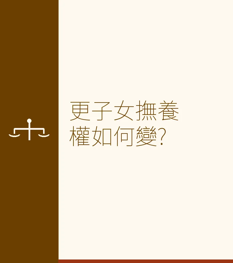 更子女撫養權如何變?